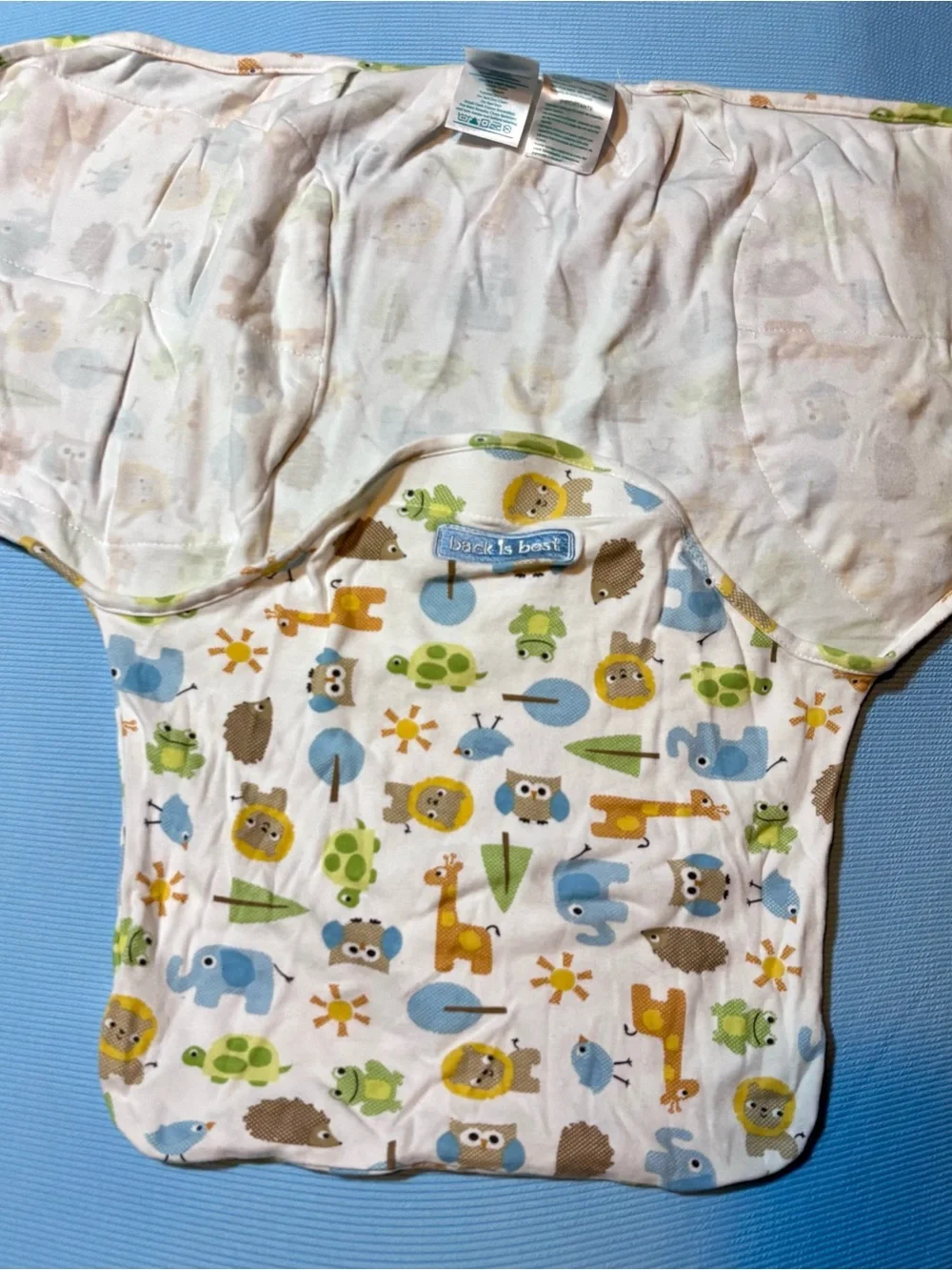 Baby Swaddle Set - Gray Star & Multi Animal Print